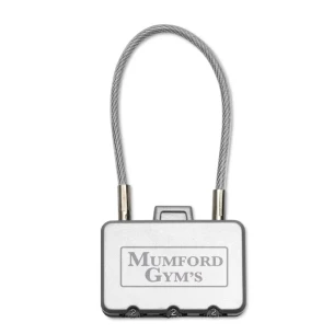 Bagage hangslot. - THREECODE - zilver mat