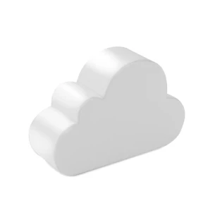 Anti-stress wolk - CLOUDY - wit