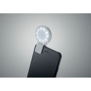 LED selfie licht met clip - PINNY- wit