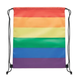 BOW regenboog boodschappentas - veelkleurig