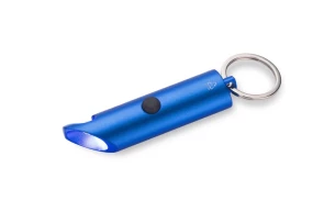 Zaklamp met sleutelhanger en opener LATARO - Blauw