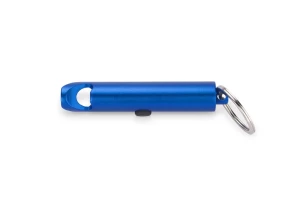 Zaklamp met sleutelhanger en opener LATARO - Blauw
