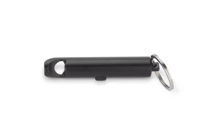 Zaklamp met sleutelhanger en opener LATARO - Zwart