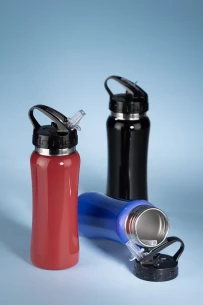 PATRO Stalen Bidon 600 ml - Zwart