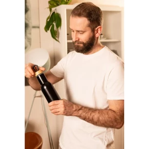 Vacuümfles 400ml Lome - Zwart