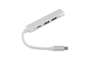 USB HUB splitter - ROSKO - Zilver