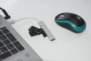 USB HUB splitter - ROSKO - Zilver