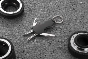 ATERO sleutelhanger - Zwart