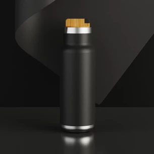 Horten thermosfles 530 ml - Zwart