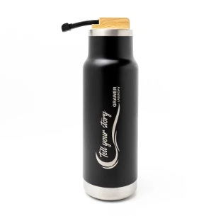 Horten thermosfles 530 ml - Zwart