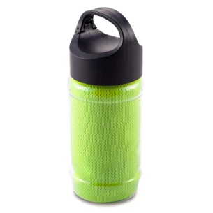 Verkoelende handdoek in een fles Voel je koel - Groen