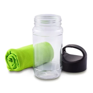 Verkoelende handdoek in een fles Voel je koel - Groen