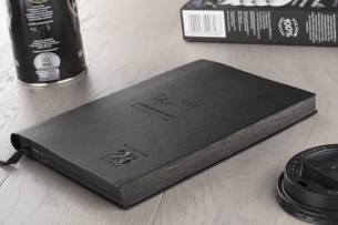 BELLIS Notitieboek A5 - ZWART
