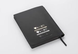 BELLIS Notitieboek A5 - ZWART
