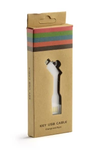 SYNC-sleutelhanger iPhone 5/6 - Wit