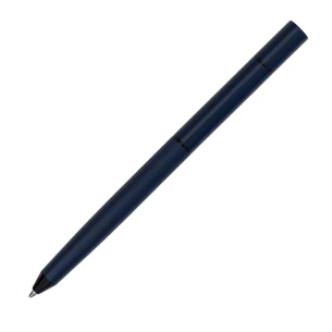 Duet 2in1 balpen en vulpen in doosje - marineblauw