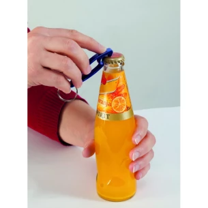 Brelok do kluczy, otwieracz do butelek Wolf 2 - Czerwony