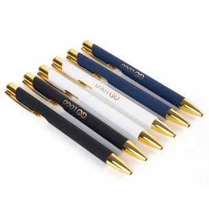 Gouden balpen - Marineblauw
