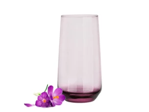 Glas met zonsondergang - Robijn