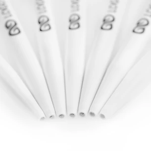 Balpen Roma White - Geel