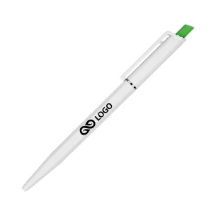 Witte balpen Roma - Groen