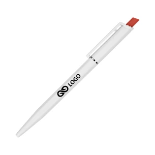 Witte balpen Roma - Rood