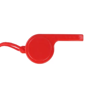 Fluitje met koord - Rood
