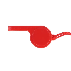 Fluitje met koord - Rood