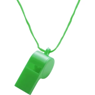 Fluitje met koord - Groen