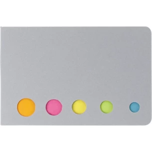 Notitieset, plakbriefjes - Zilver