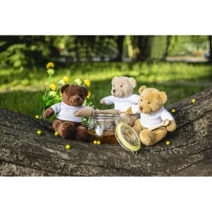 Pluche Siddy honingbeer - lichtbruin