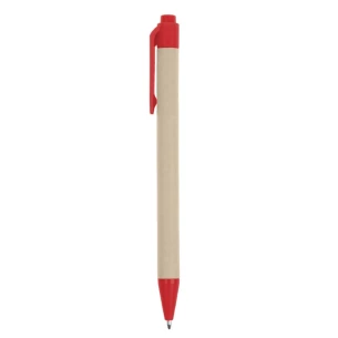 Eco3 notitieblok met pen - Rood