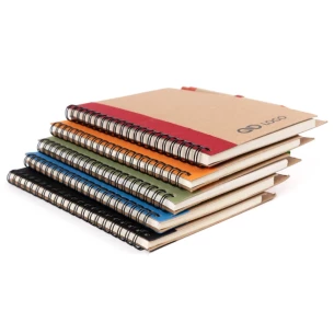 Eco3 notitieblok met pen - Blauw