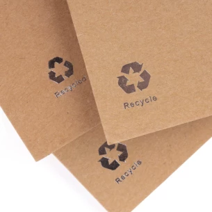 Eco3 notitieblok met pen - Blauw