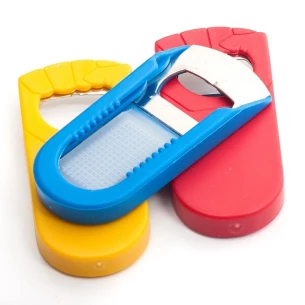 Plastic opener Hand - Blauw