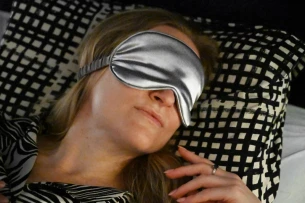 Slaapblinddoek VELURO - Grijs