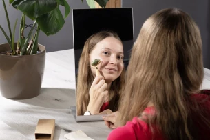 BELLEZA Gezichtsroller - Olijf