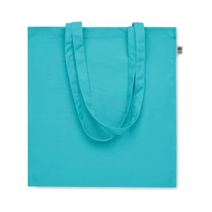 BENTE COLOUR biologische katoenen tas - Turquoise