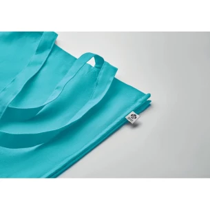 BENTE COLOUR biologische katoenen tas - Turquoise