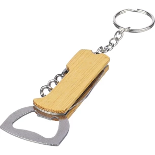 Bamboe 3-in-1 sleutelhanger - Bruin