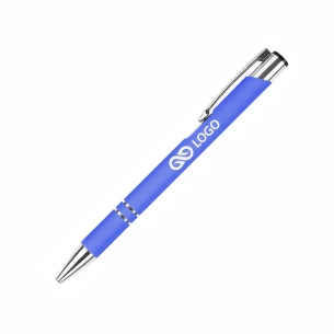 Cosmo Rubber balpen - Blauw