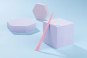PINKO papierpen - Roze