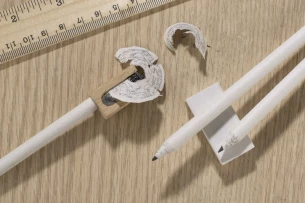 OLOV-papierpotlood - Wit