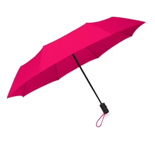 LEEDS opvouwbare paraplu, automatisch - Roze