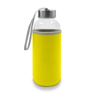 Glazen fles 420 ml Bob - geel