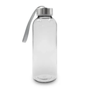 Glazen fles 420 ml Bob - wit