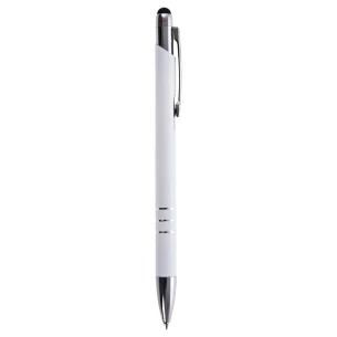 Balpen, touchpen Zachary - wit