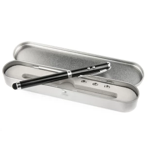 Laser-balpen in etui - Blauw