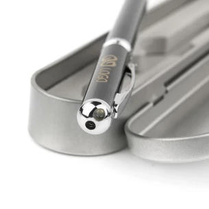 Laser-balpen in etui - Blauw