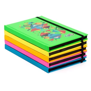 Neon-notitieboekje A5 - Roze